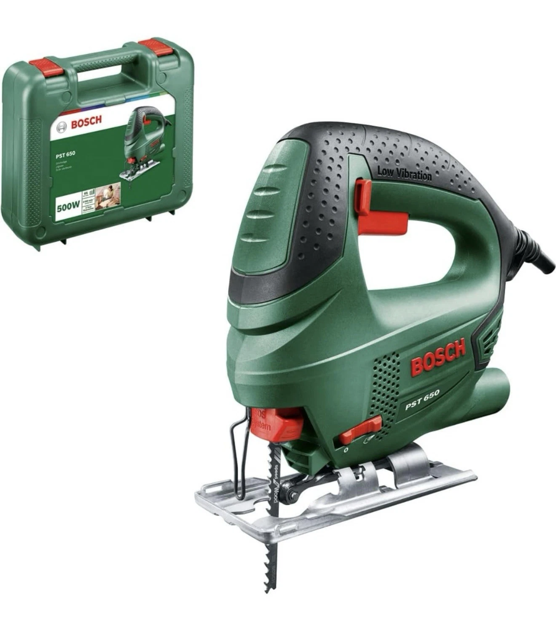 Bosch Stichsäge PST 650 (500 Watt, im Koffer)